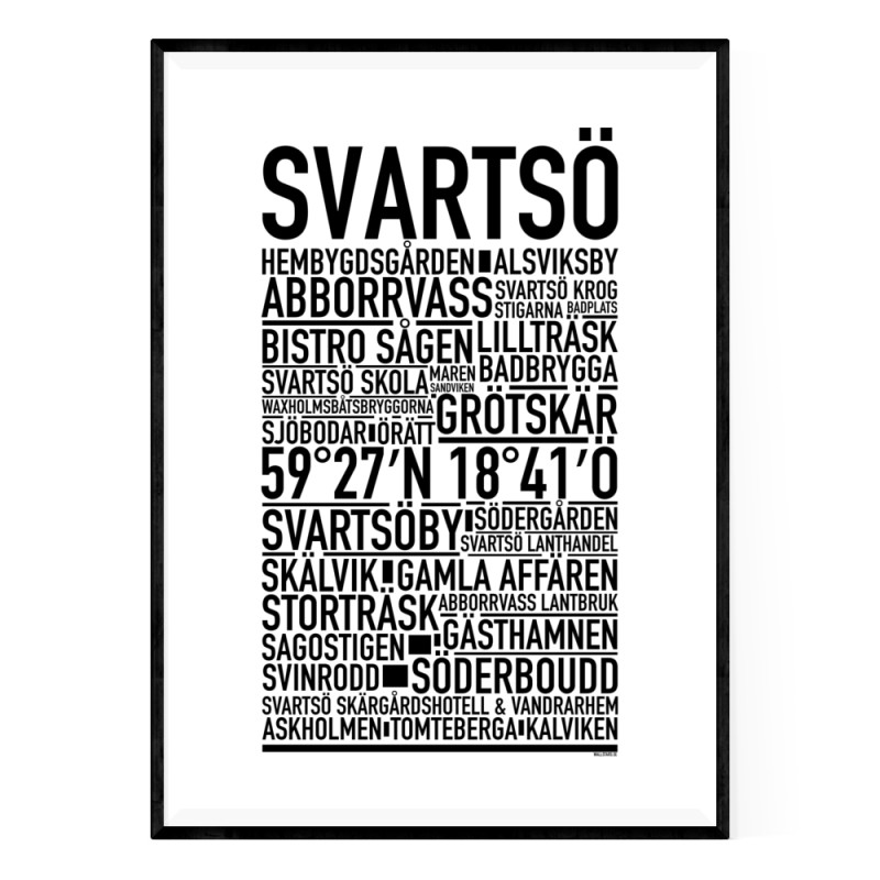 Svartsö Poster