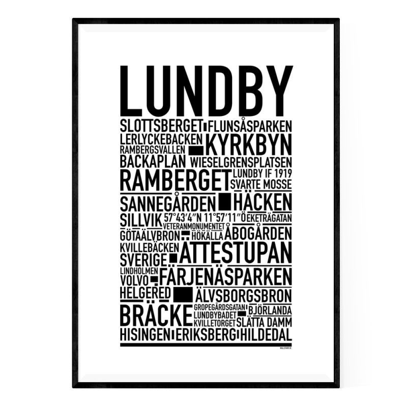 Lundby Hisingen Poster