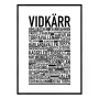 Vidkärr Poster