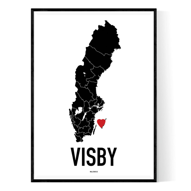 Karta över Visby, Gotland