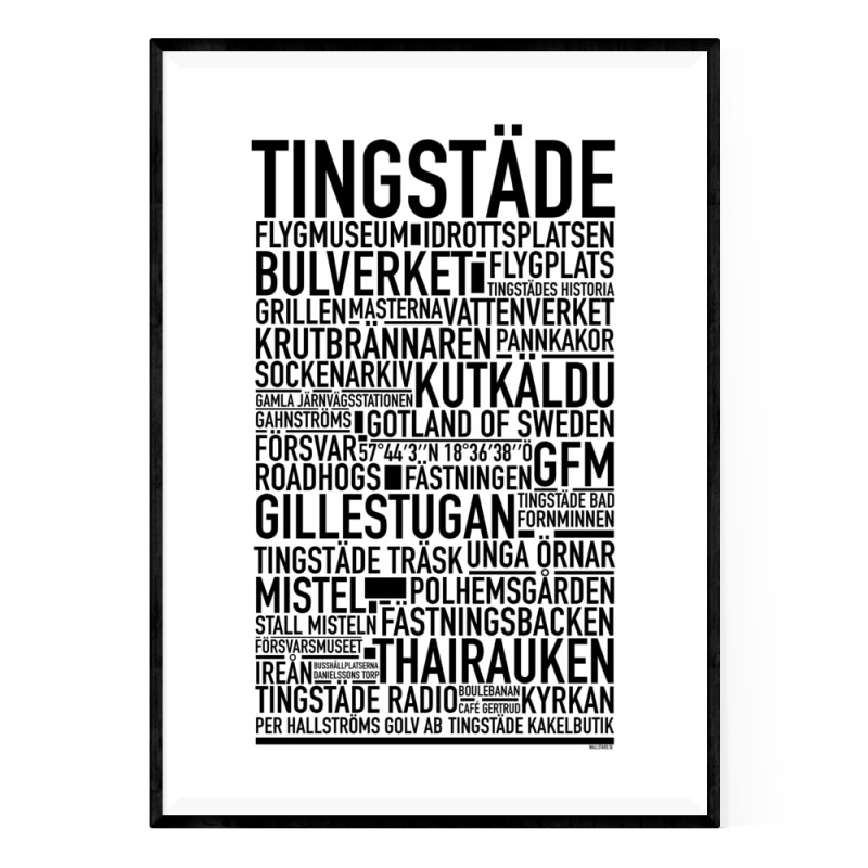 Tingstäde Poster