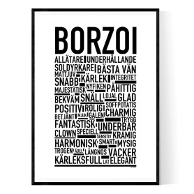 Borzoi Poster
