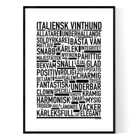 Tavla om Italiensk Vinthund.