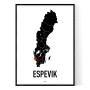 Espevik Heart Poster