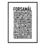 Forsamål Poster