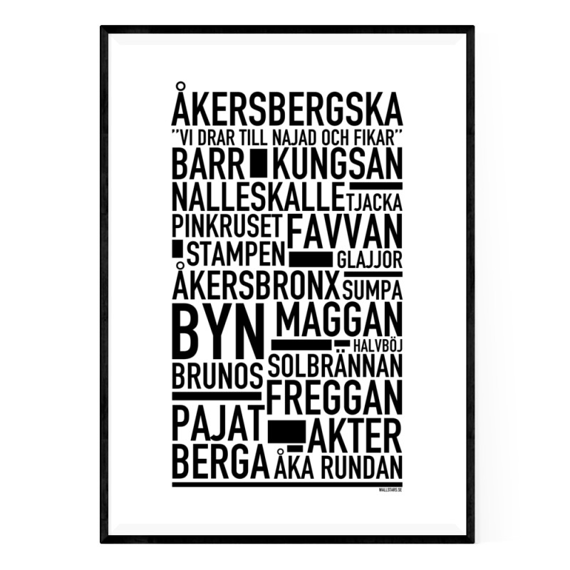 Åkersbergska Poster