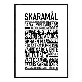 Skaramål Poster