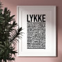 Lykke Poster