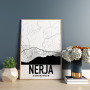 Nerja Karta Poster