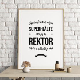Rektor Hjälte Poster
