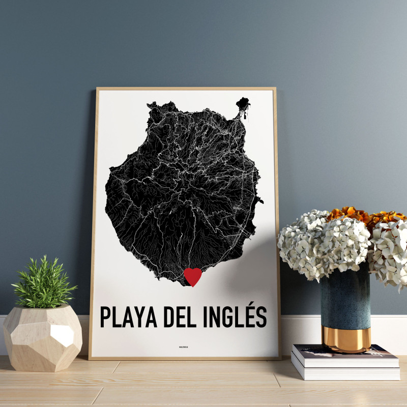 Playa Del Ingles Karta
