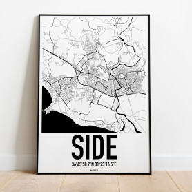 Side Karta Poster