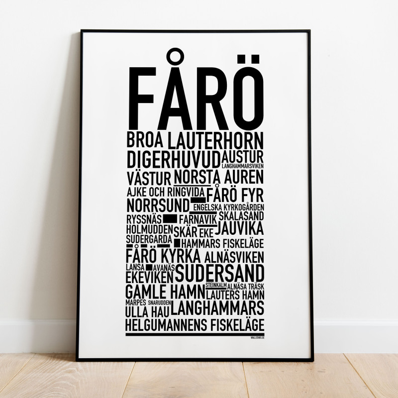 Fårö Poster