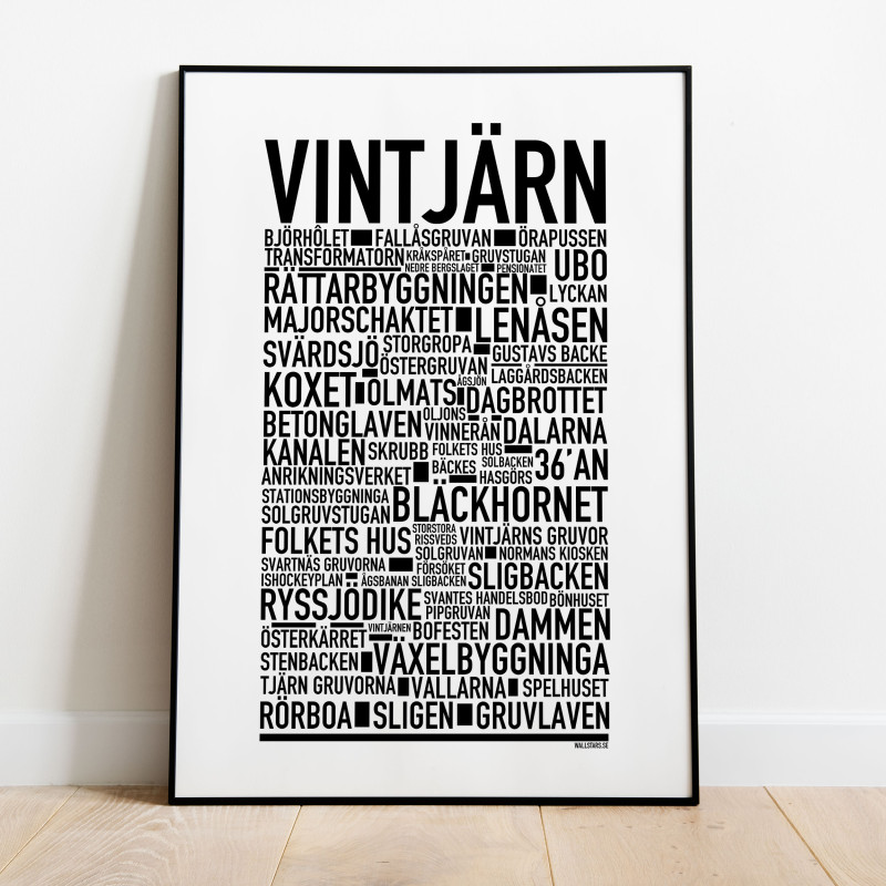 Vintjärn Poster