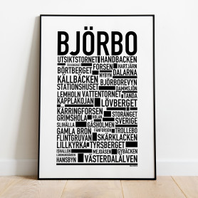 Björbo Poster