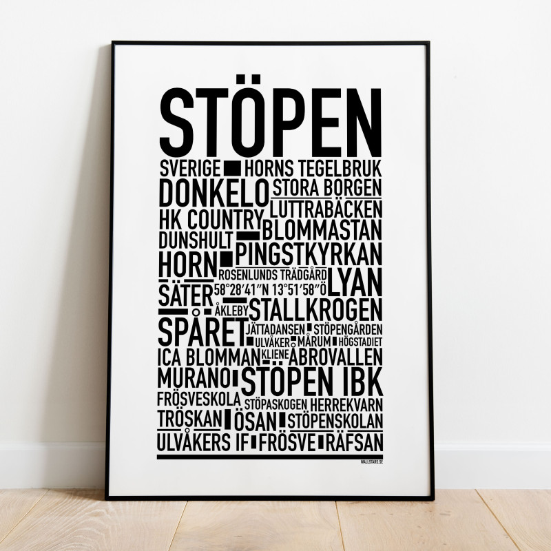 Stöpen Poster