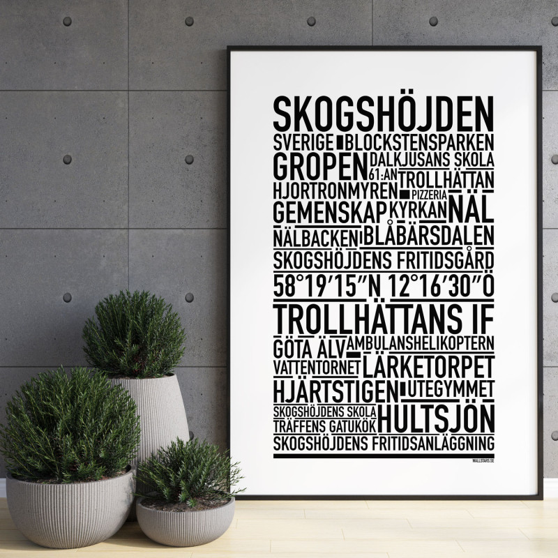 Skogshöjden Poster