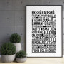 Ekshäradsmål Poster