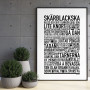Skärblackska Poster