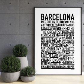 Team Barcelona Poster