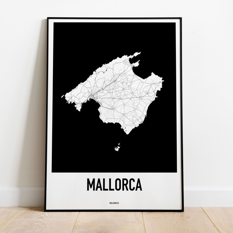 Mallorca Karta 2 Poster