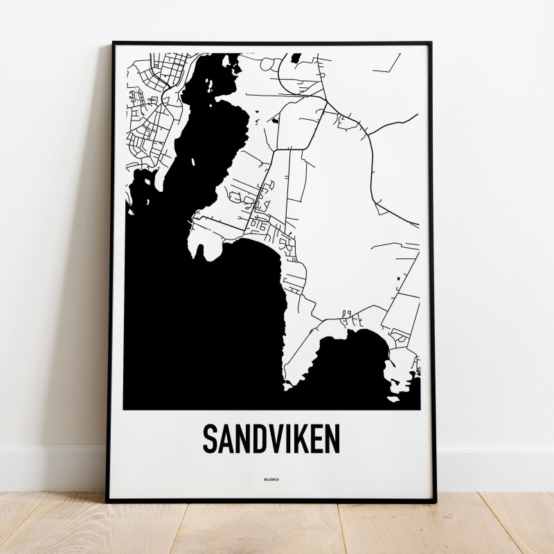 Sandviken (Sölvesborg) Karta