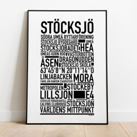 Stöcksjö Poster