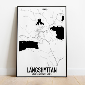 Långshyttan Karta