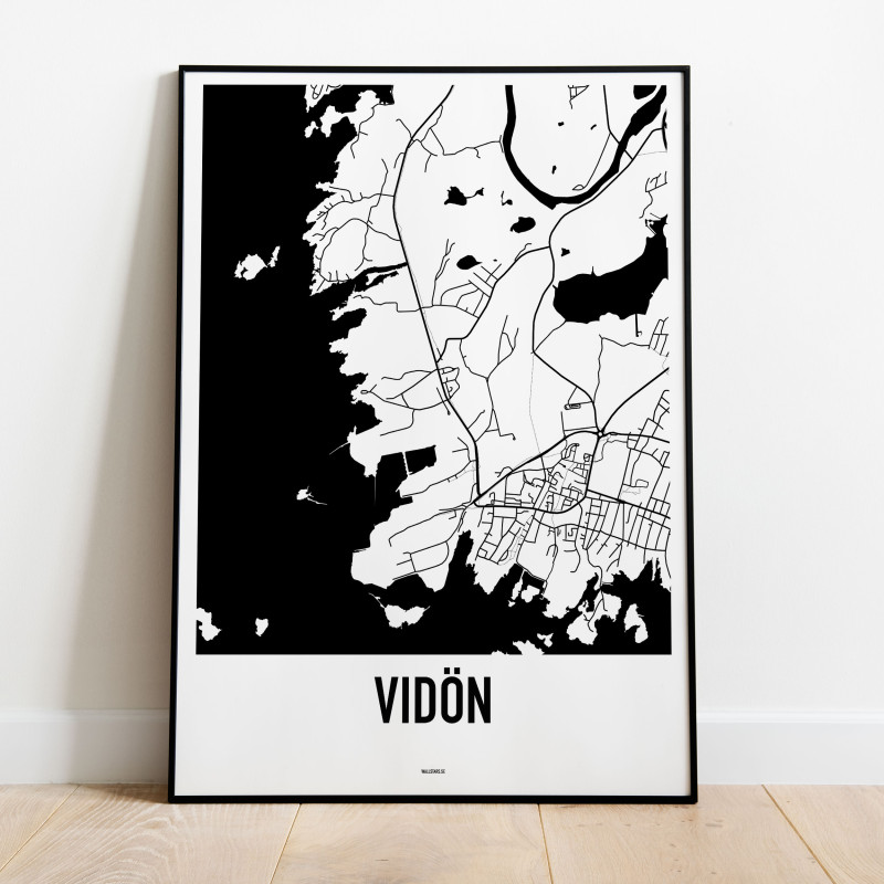 Vidön Karta