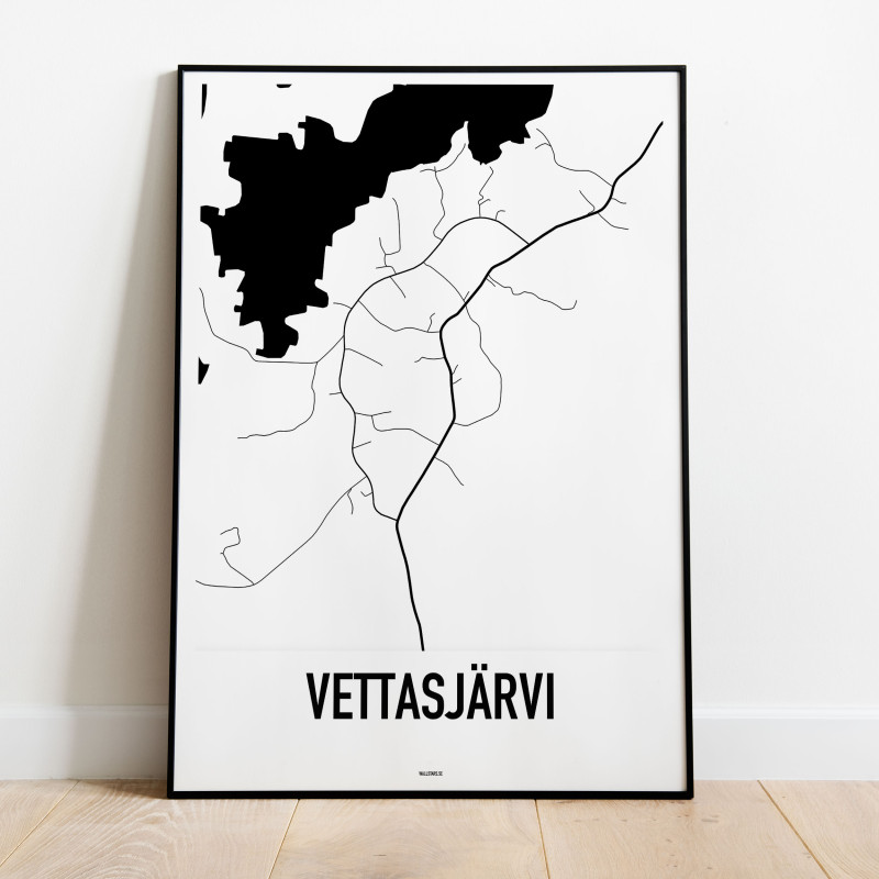 Vettasjärvi Karta