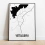 Vettasjärvi Karta