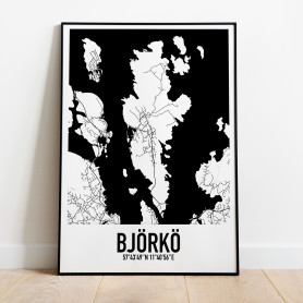 Björkö Karta