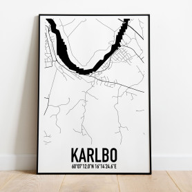 Karlbo Karta Poster