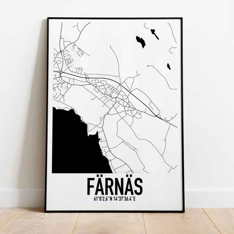 Färnäs Karta