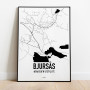 Bjursås Karta Poster
