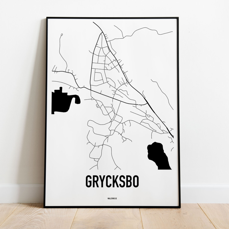Grycksbo Karta Poster