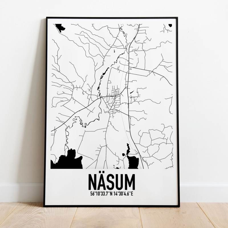 Näsum Karta