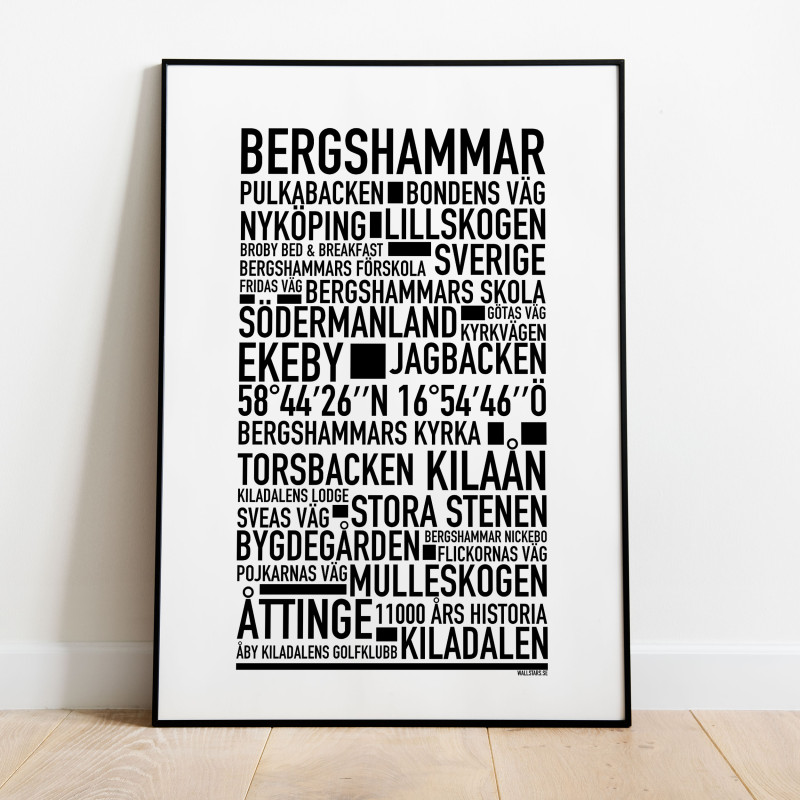Bergshammar Poster