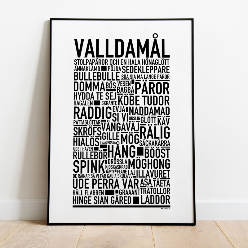 Valldamål Poster