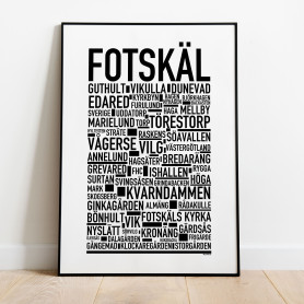 Fotskäl Poster
