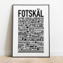Fotskäl Poster