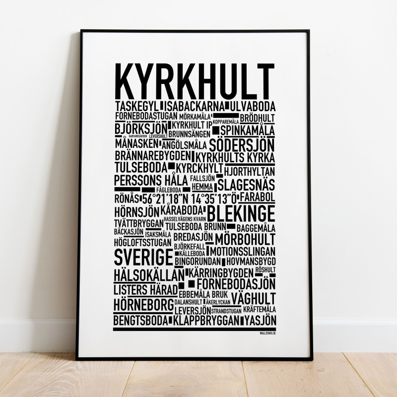 Kyrkhult Blekinge Poster