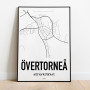 Övertorneå Karta