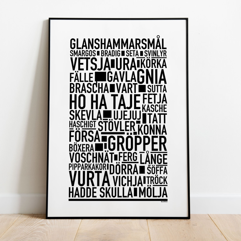 Glanshammarsmål Poster