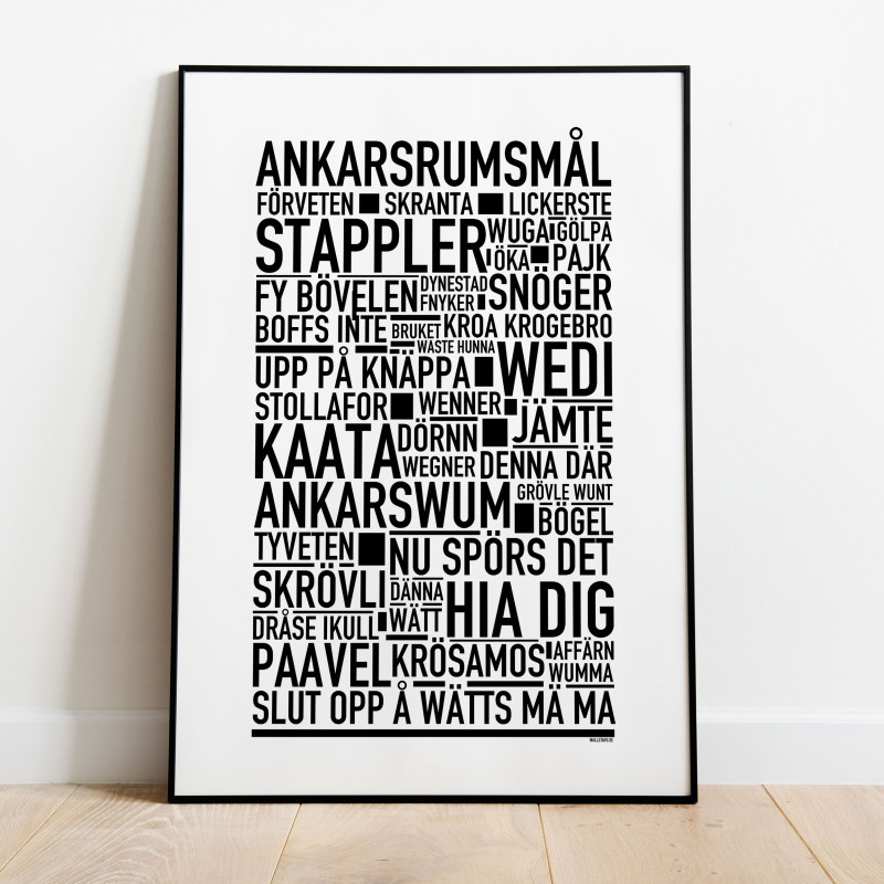 Tavla om dialekten Ankarsrumsmål