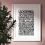 Läckebymål Poster