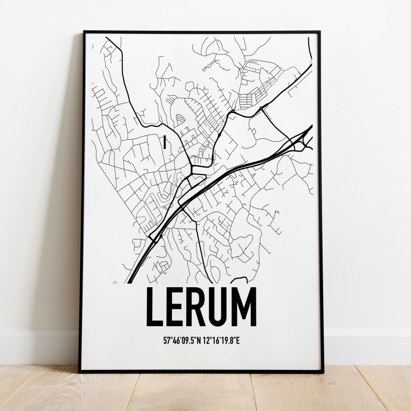 Lerum Karta Poster