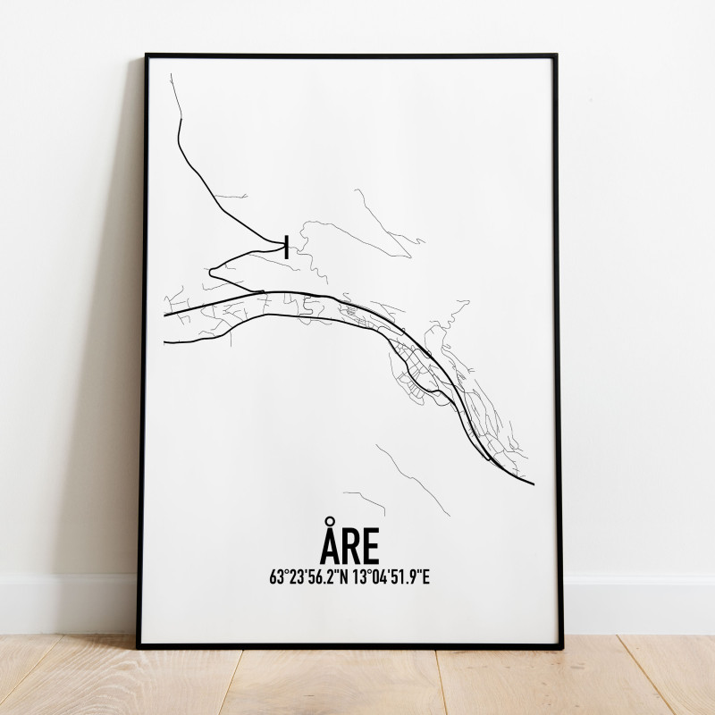 Åre Karta Poster