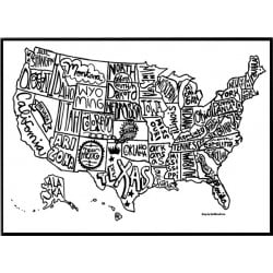 USA Karta