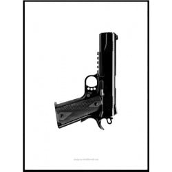Black Gun Poster